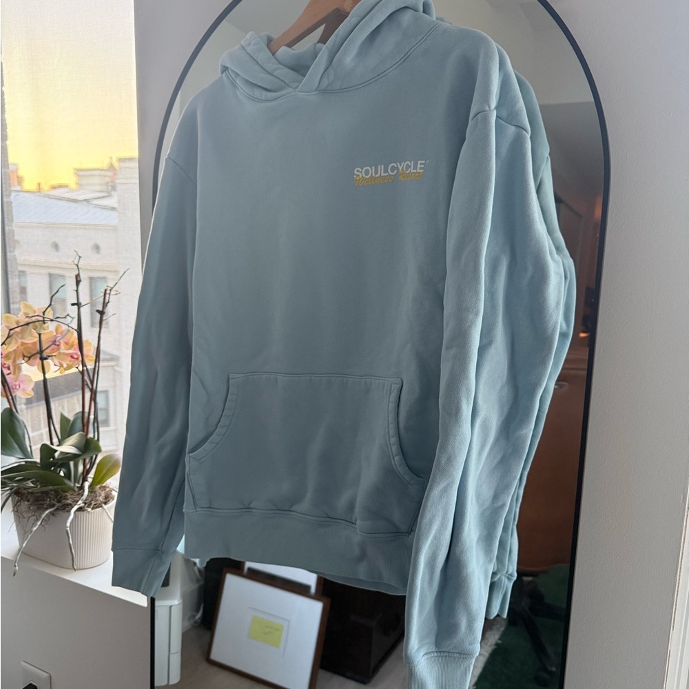 SoulCycle Light Blue Wellness Pryce Hoodie Size Small